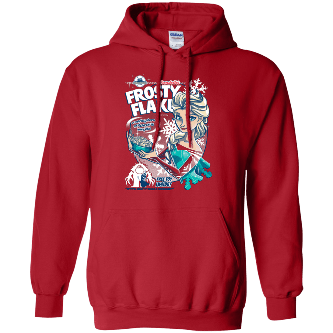 Sweatshirts Red / Small Frosty Flakes Pullover Hoodie