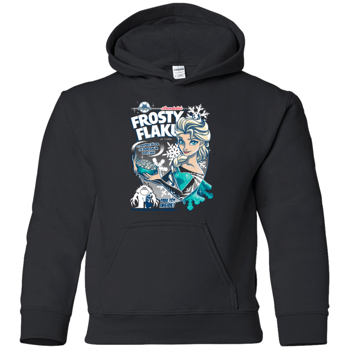 Sweatshirts Black / YS Frosty Flakes Youth Hoodie