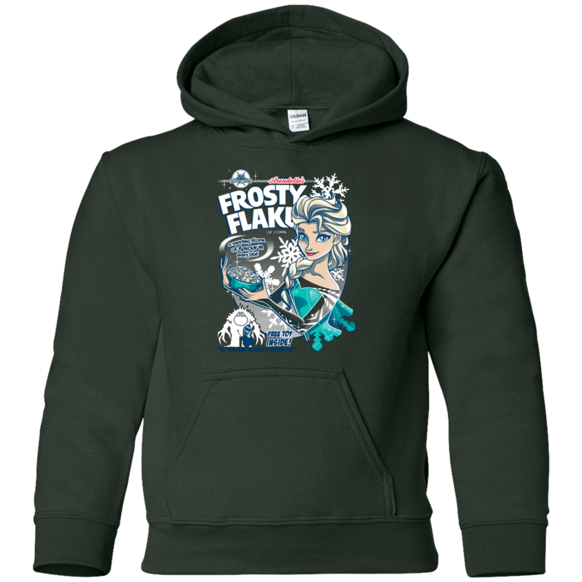 Sweatshirts Forest Green / YS Frosty Flakes Youth Hoodie