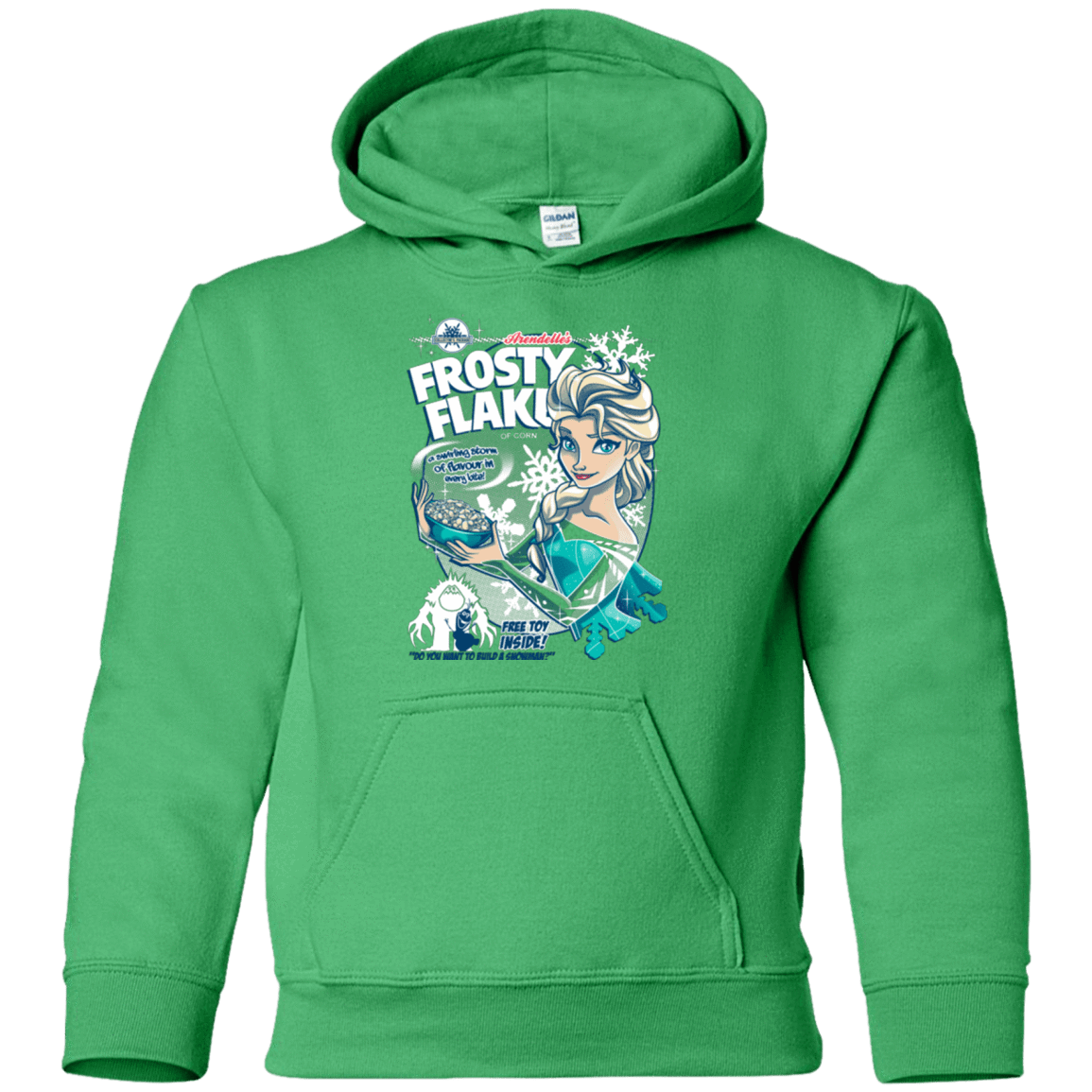 Sweatshirts Irish Green / YS Frosty Flakes Youth Hoodie