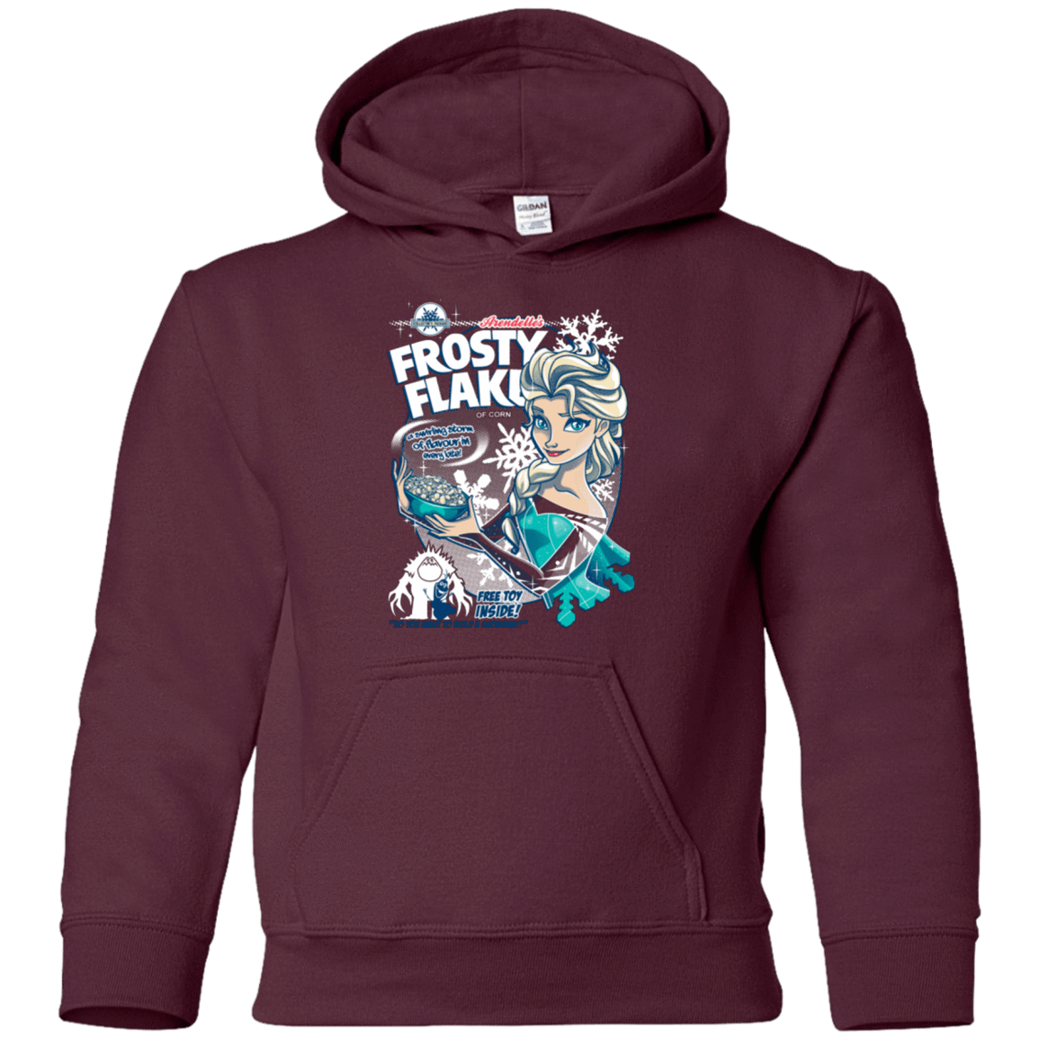 Sweatshirts Maroon / YS Frosty Flakes Youth Hoodie