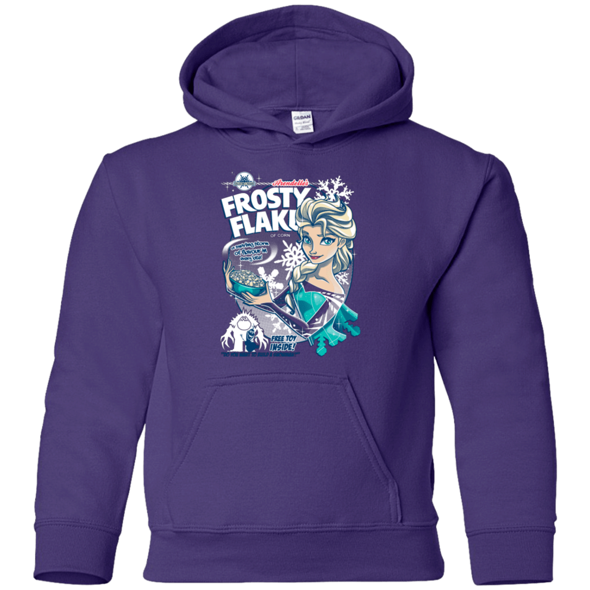 Sweatshirts Purple / YS Frosty Flakes Youth Hoodie