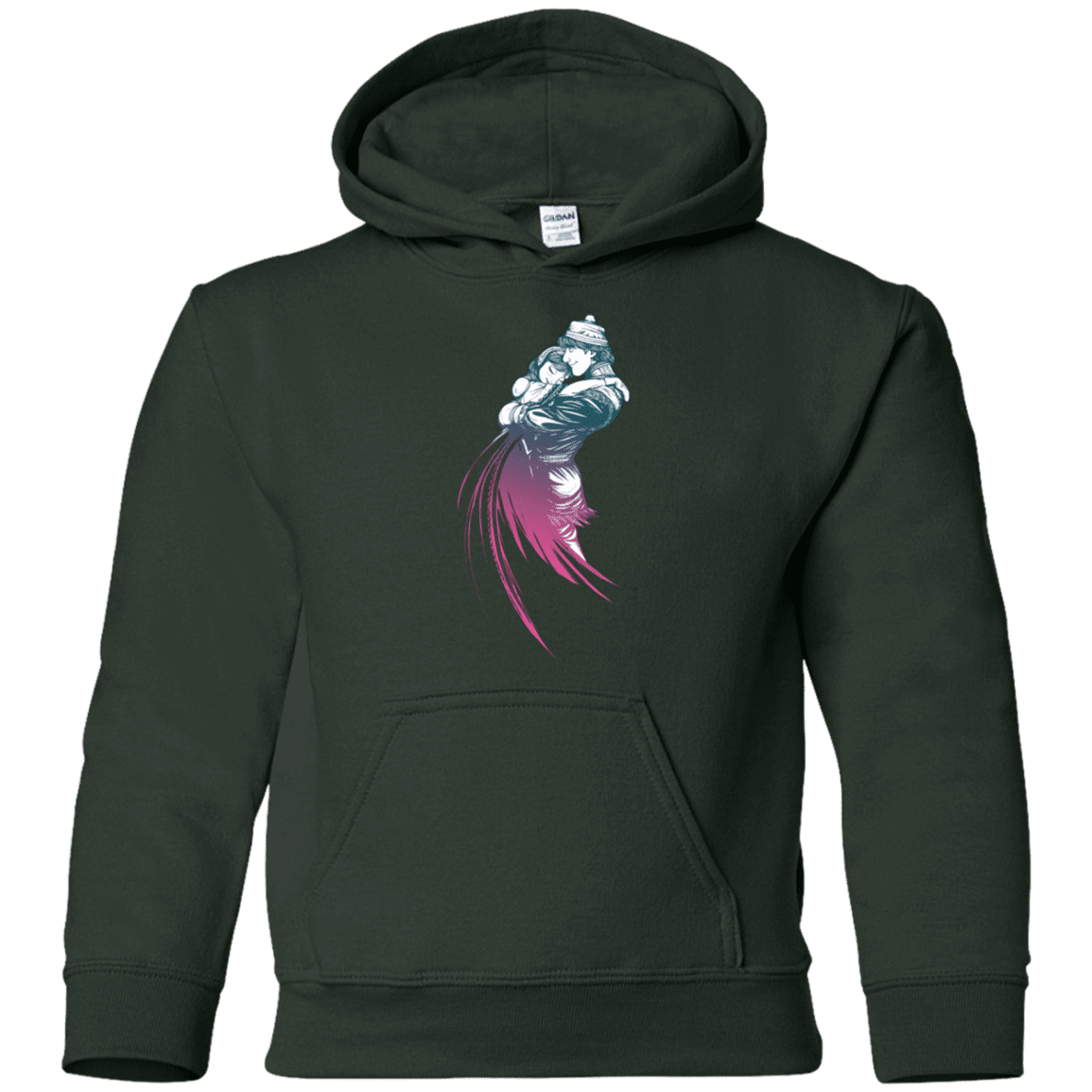 Sweatshirts Forest Green / YS Frozen Fantasy 2 Youth Hoodie
