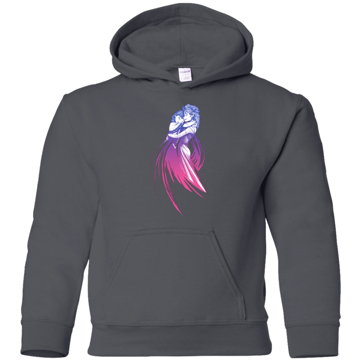 Sweatshirts Charcoal / YS Frozen Fantasy 3 Youth Hoodie