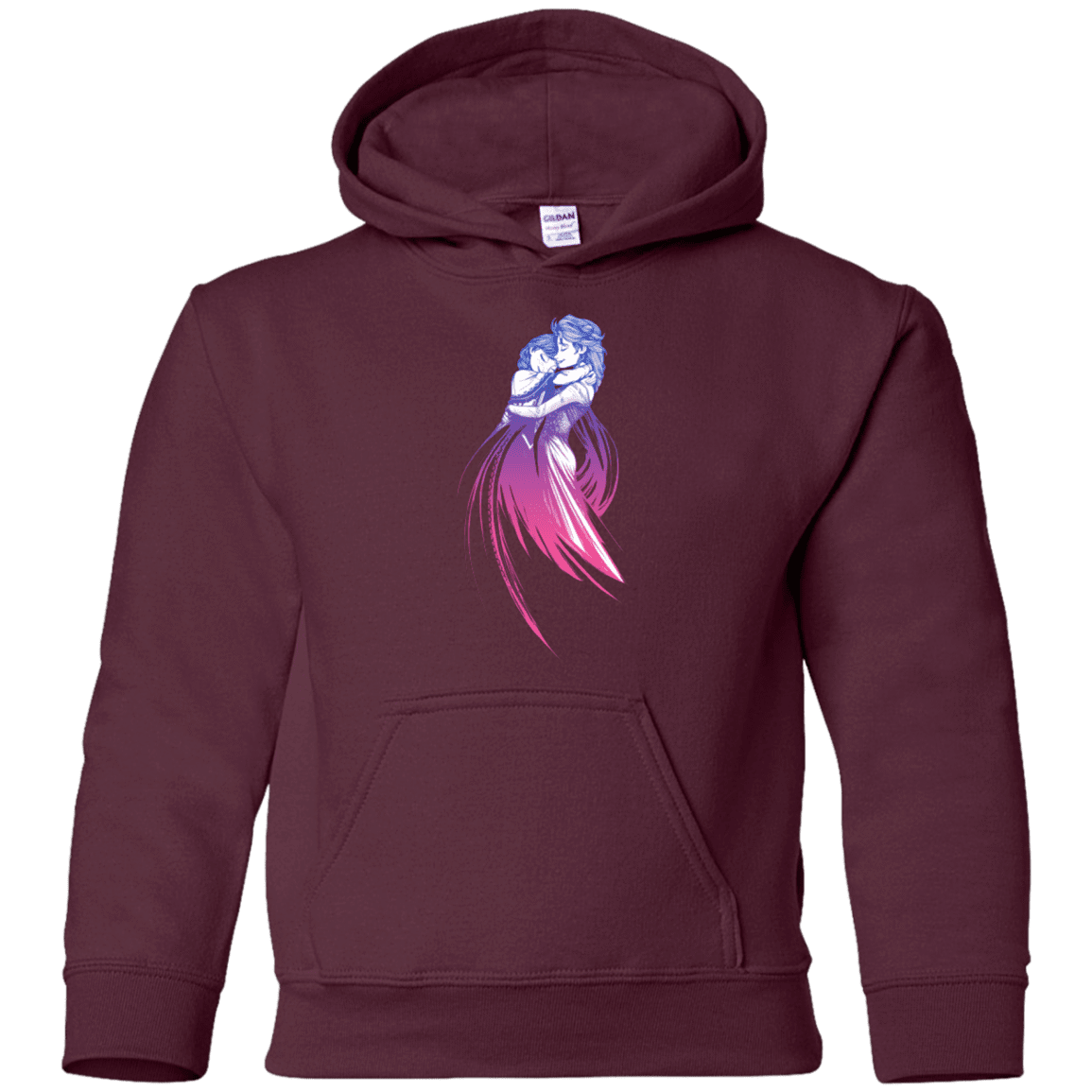 Sweatshirts Maroon / YS Frozen Fantasy 3 Youth Hoodie