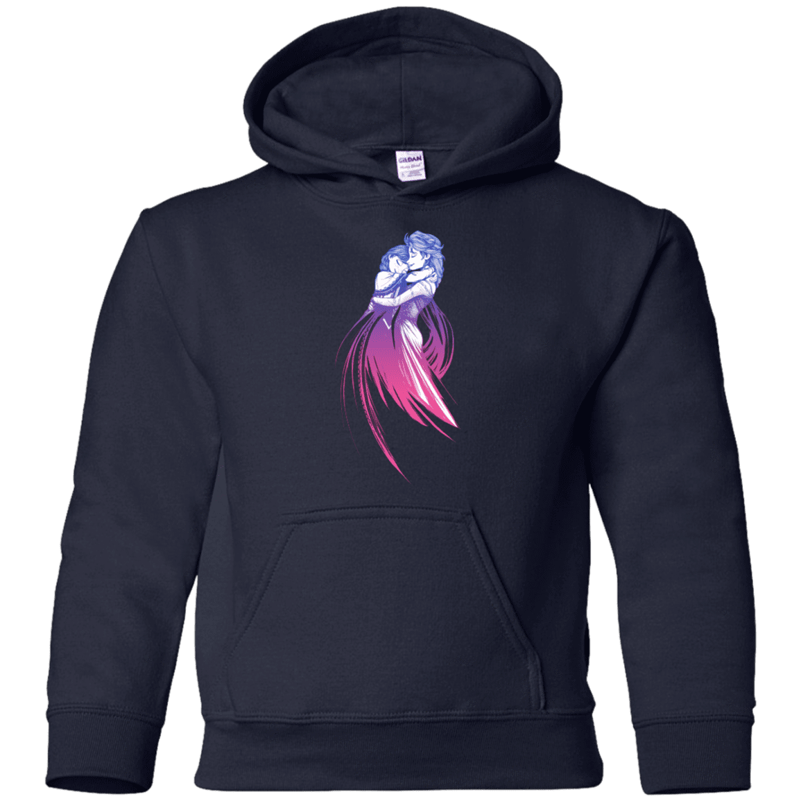 Sweatshirts Navy / YS Frozen Fantasy 3 Youth Hoodie