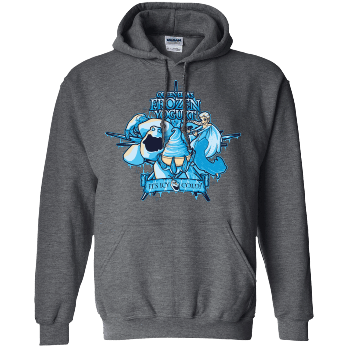 Sweatshirts Dark Heather / Small FROZEN YOGURT Pullover Hoodie