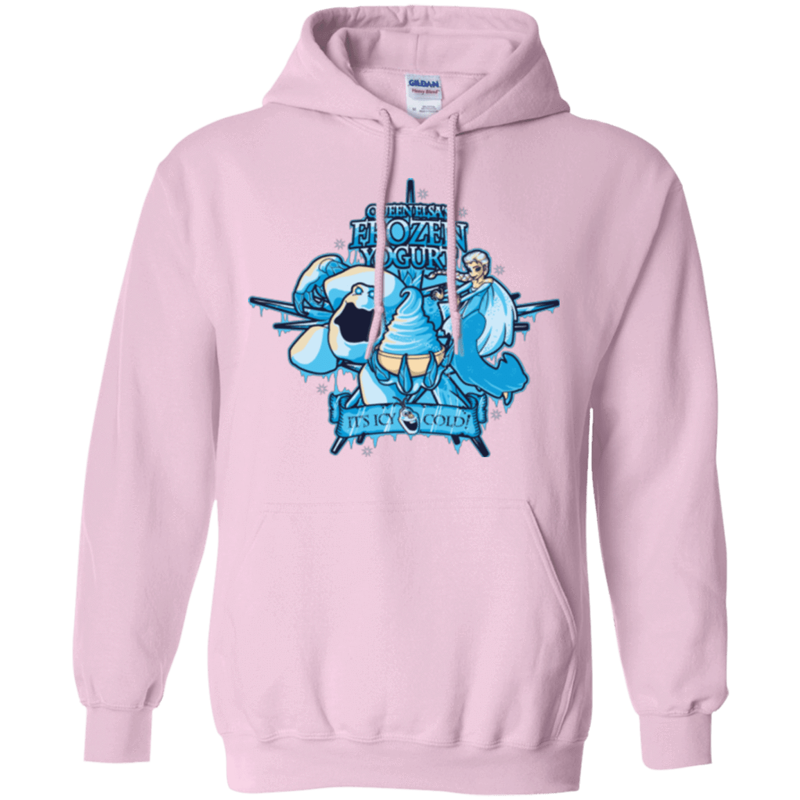 Sweatshirts Light Pink / Small FROZEN YOGURT Pullover Hoodie
