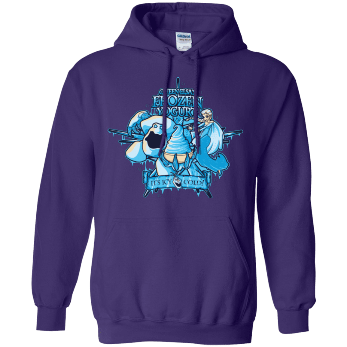 Sweatshirts Purple / Small FROZEN YOGURT Pullover Hoodie