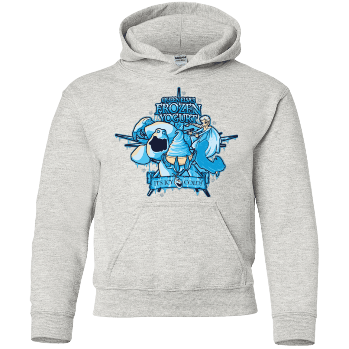 Sweatshirts Ash / YS FROZEN YOGURT Youth Hoodie