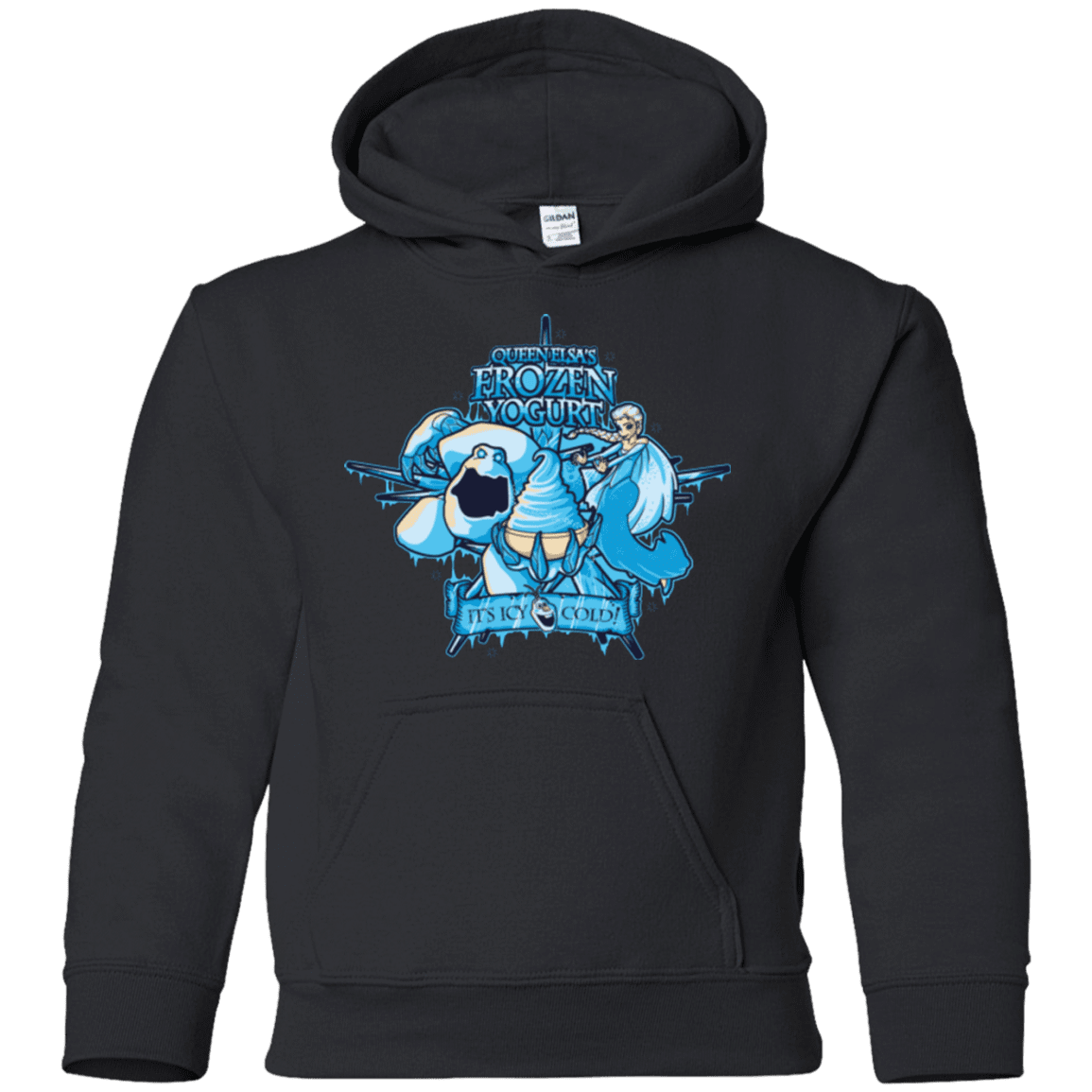 Sweatshirts Black / YS FROZEN YOGURT Youth Hoodie