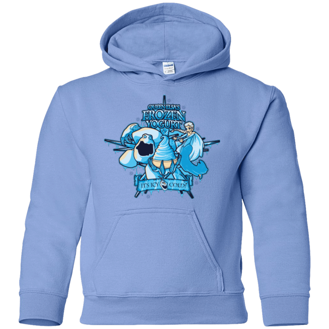 Sweatshirts Carolina Blue / YS FROZEN YOGURT Youth Hoodie