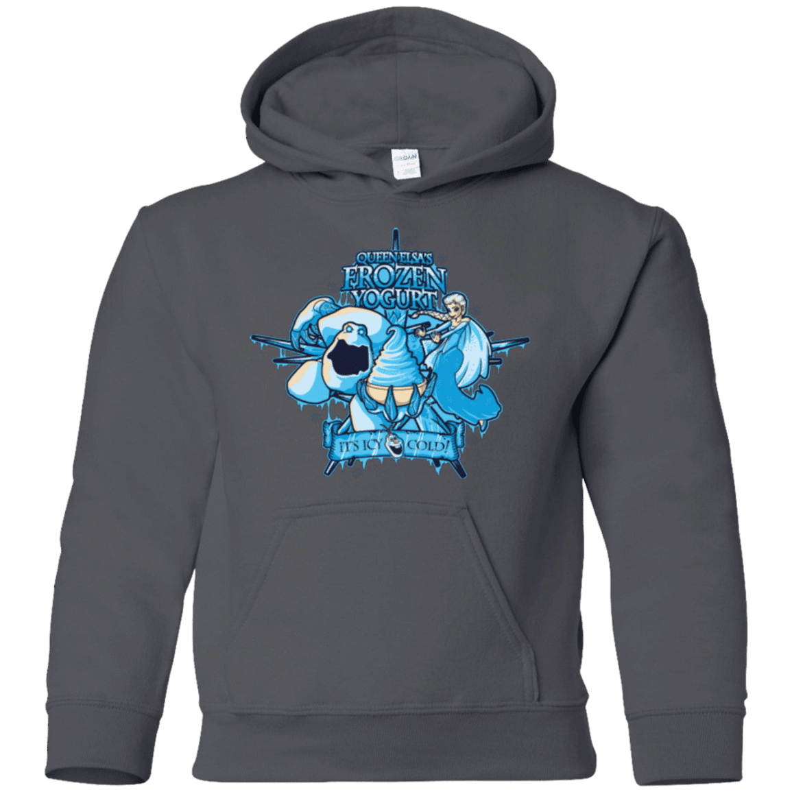 Sweatshirts Charcoal / YS FROZEN YOGURT Youth Hoodie