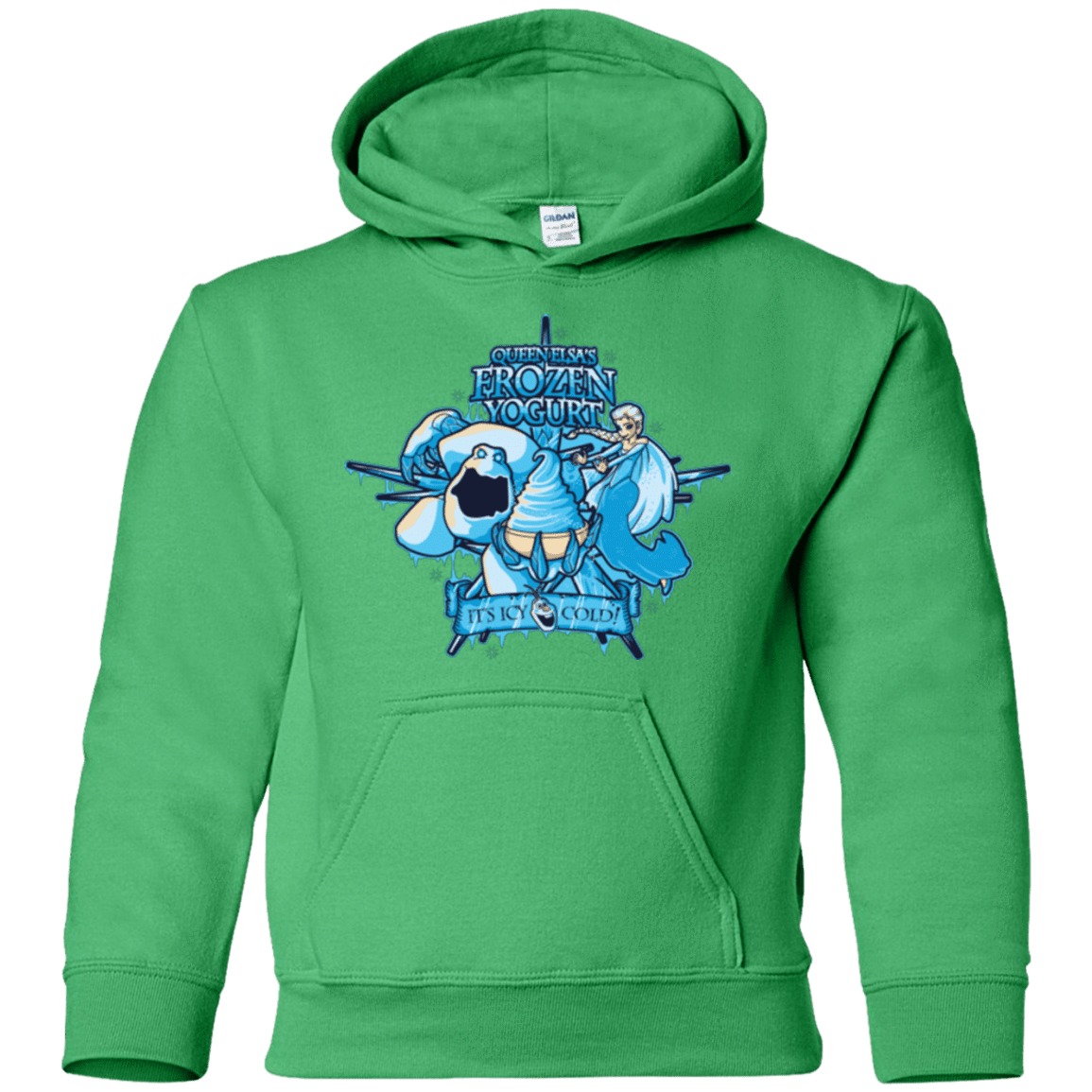 Sweatshirts Irish Green / YS FROZEN YOGURT Youth Hoodie