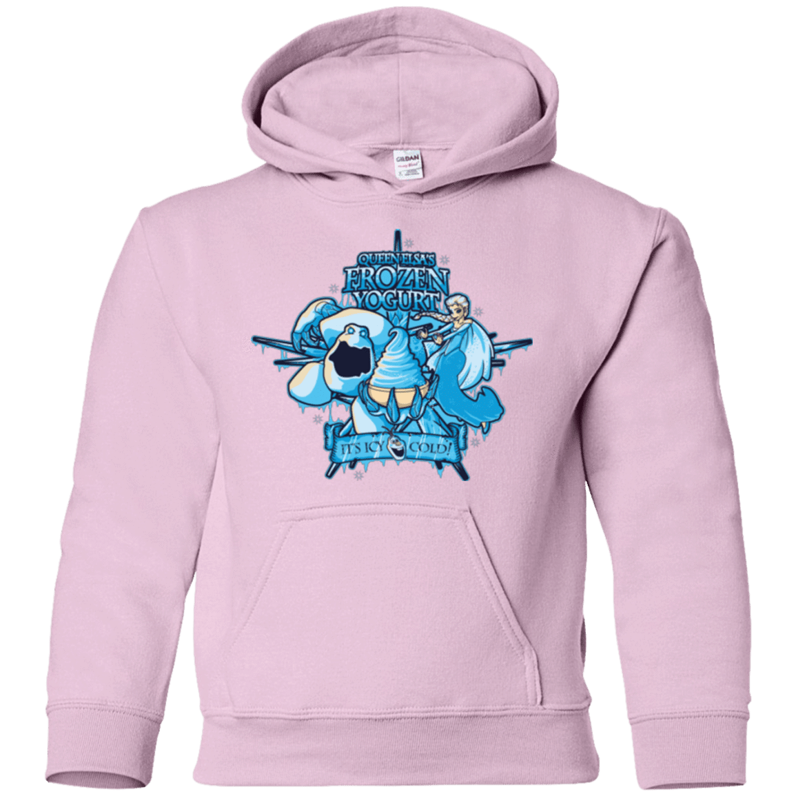 Sweatshirts Light Pink / YS FROZEN YOGURT Youth Hoodie