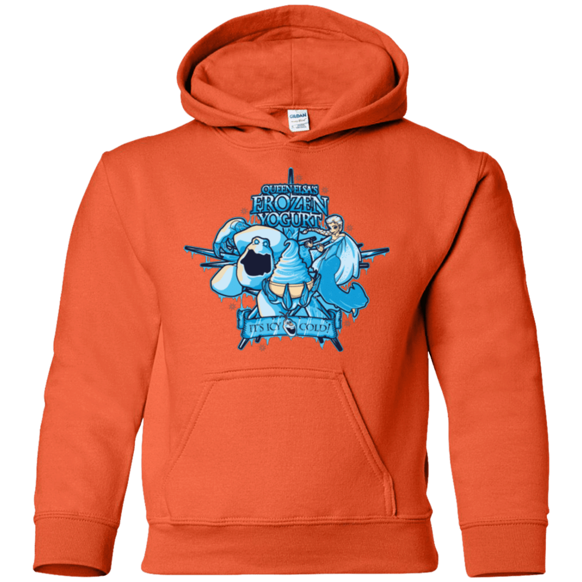 Sweatshirts Orange / YS FROZEN YOGURT Youth Hoodie