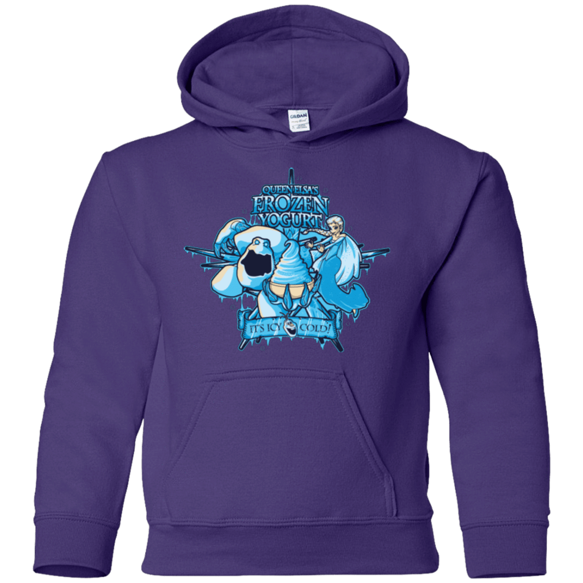 Sweatshirts Purple / YS FROZEN YOGURT Youth Hoodie