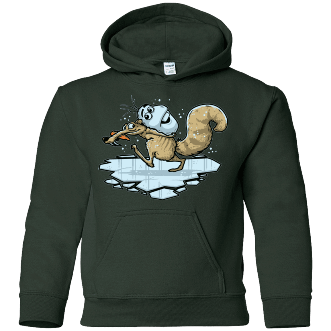 Sweatshirts Forest Green / YS FROZENAGE Youth Hoodie