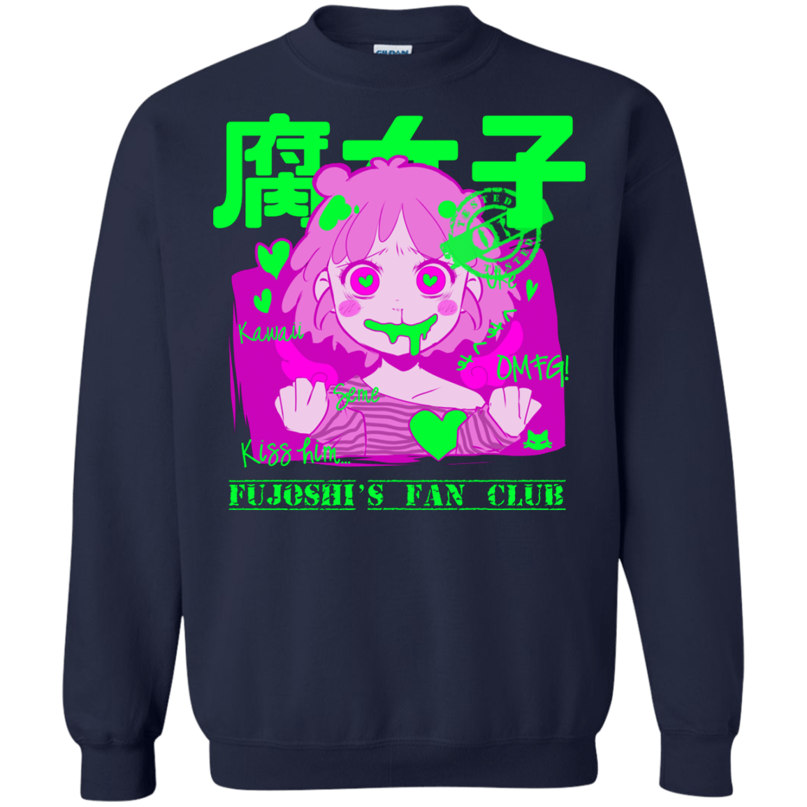 Sweatshirts Navy / Small Fujoshi Crewneck Sweatshirt