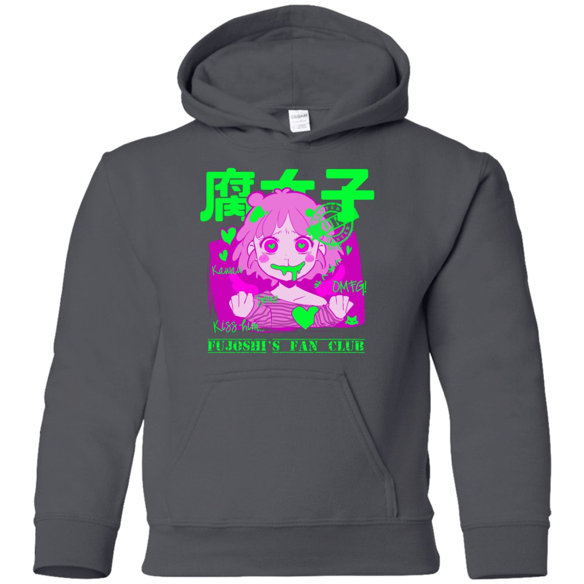 Sweatshirts Charcoal / YS Fujoshi Youth Hoodie