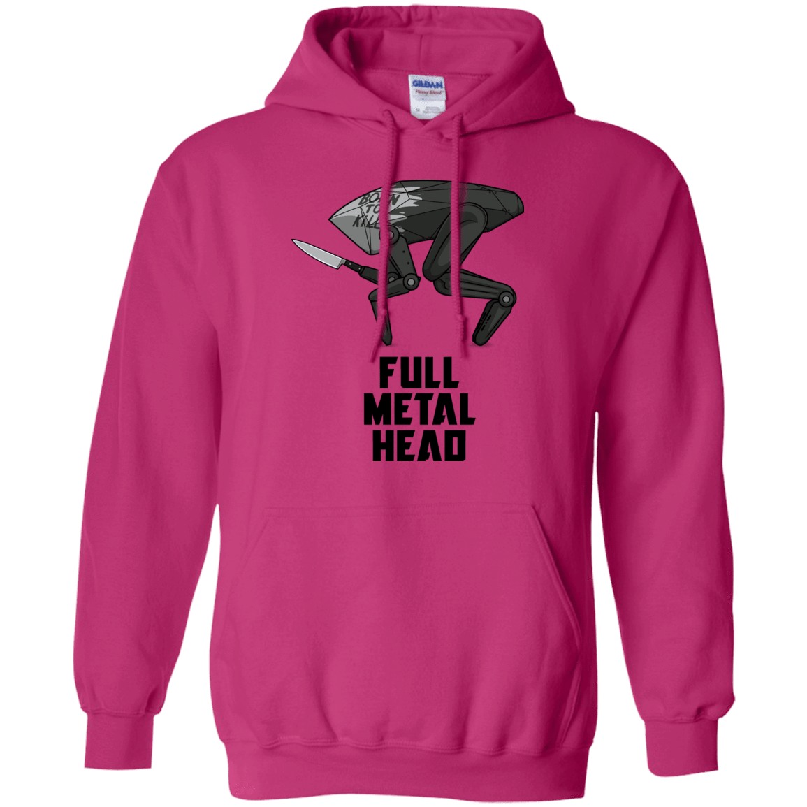 Sweatshirts Heliconia / S Full Metal Head Pullover Hoodie