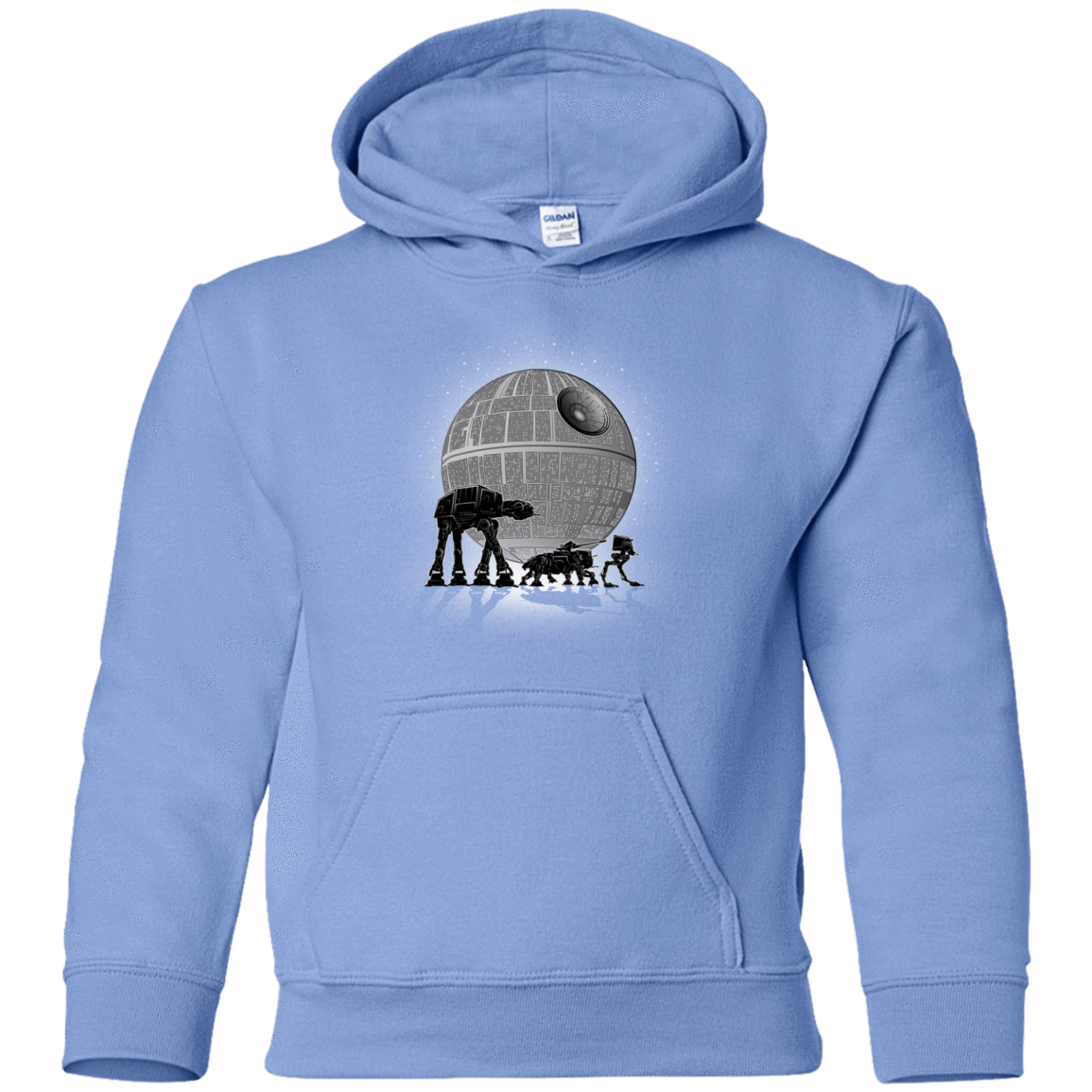 Sweatshirts Carolina Blue / YS Full Moon Over Empire Youth Hoodie