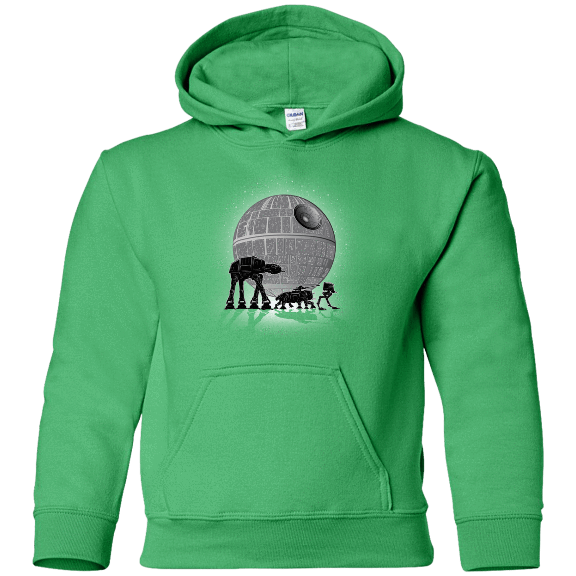 Sweatshirts Irish Green / YS Full Moon Over Empire Youth Hoodie