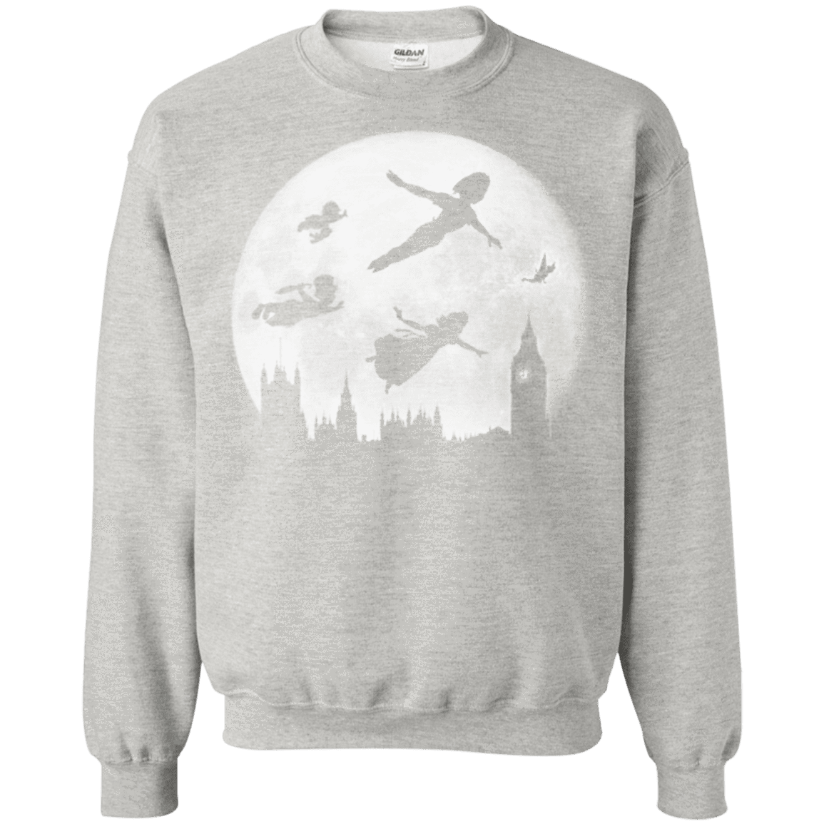 Sweatshirts Ash / Small Full Moon over London Crewneck Sweatshirt