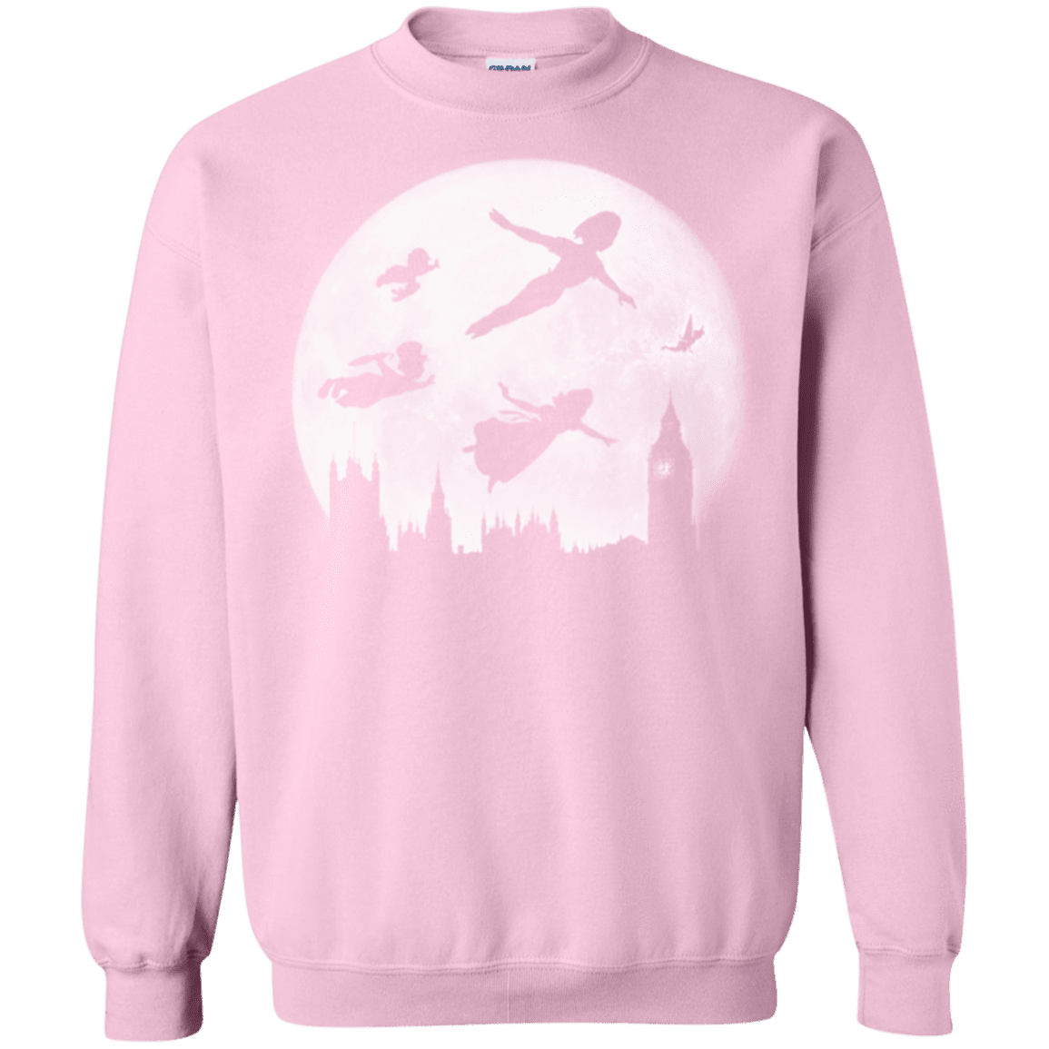 Sweatshirts Light Pink / Small Full Moon over London Crewneck Sweatshirt