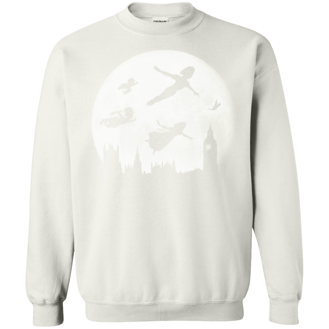 Sweatshirts White / Small Full Moon over London Crewneck Sweatshirt