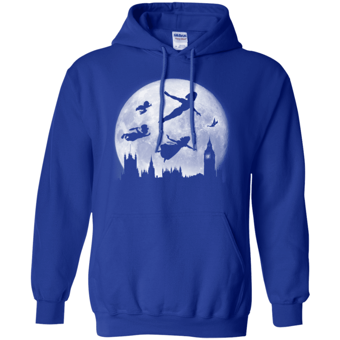 Sweatshirts Royal / Small Full Moon over London Pullover Hoodie