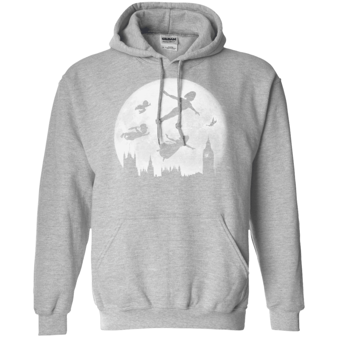 Sweatshirts Sport Grey / Small Full Moon over London Pullover Hoodie