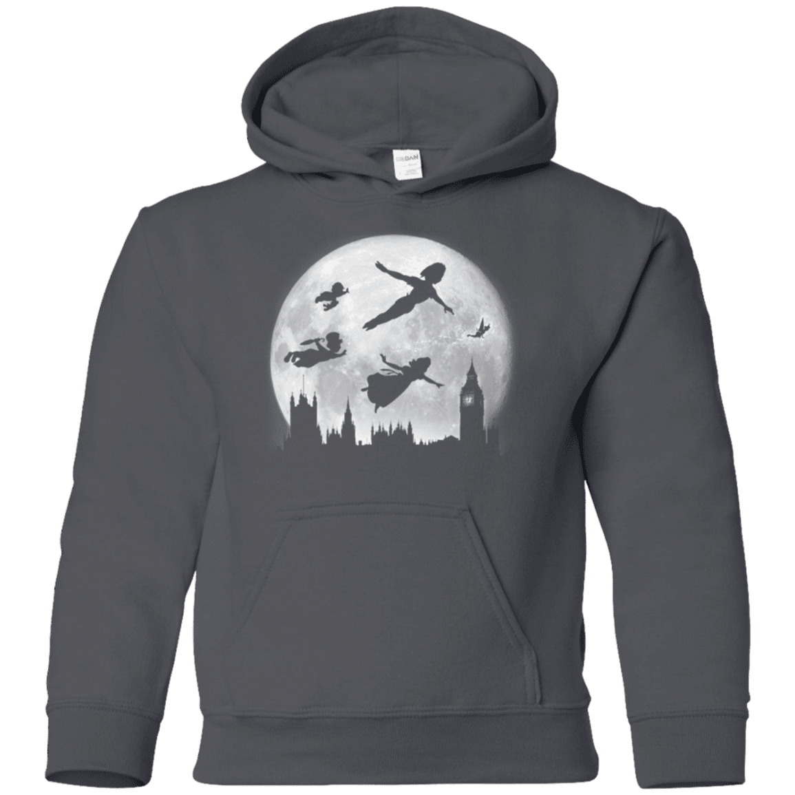 Sweatshirts Charcoal / YS Full Moon over London Youth Hoodie