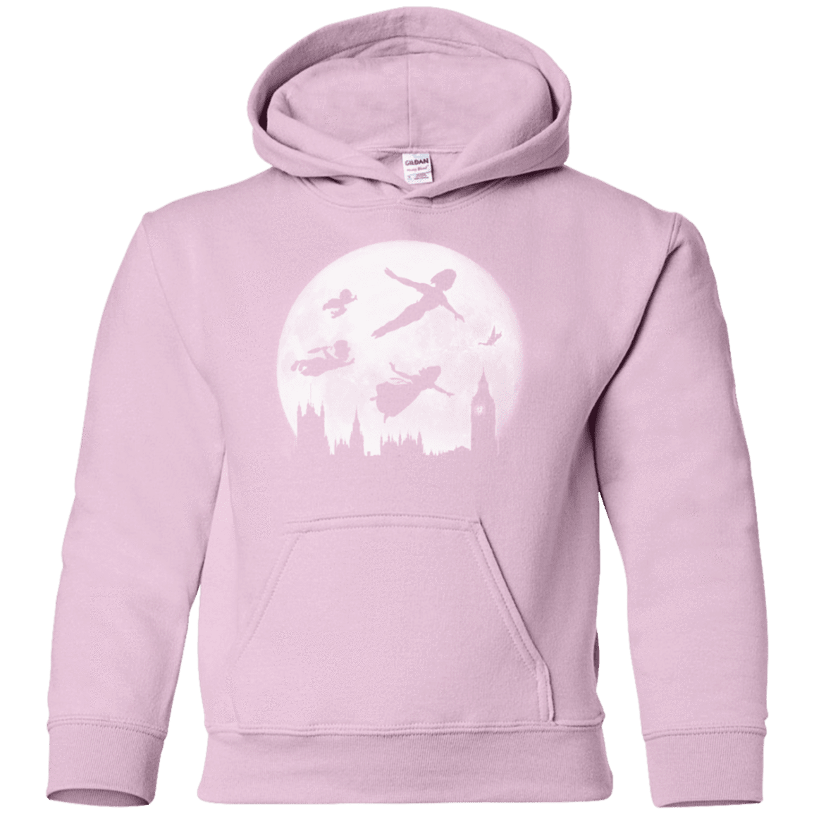 Sweatshirts Light Pink / YS Full Moon over London Youth Hoodie