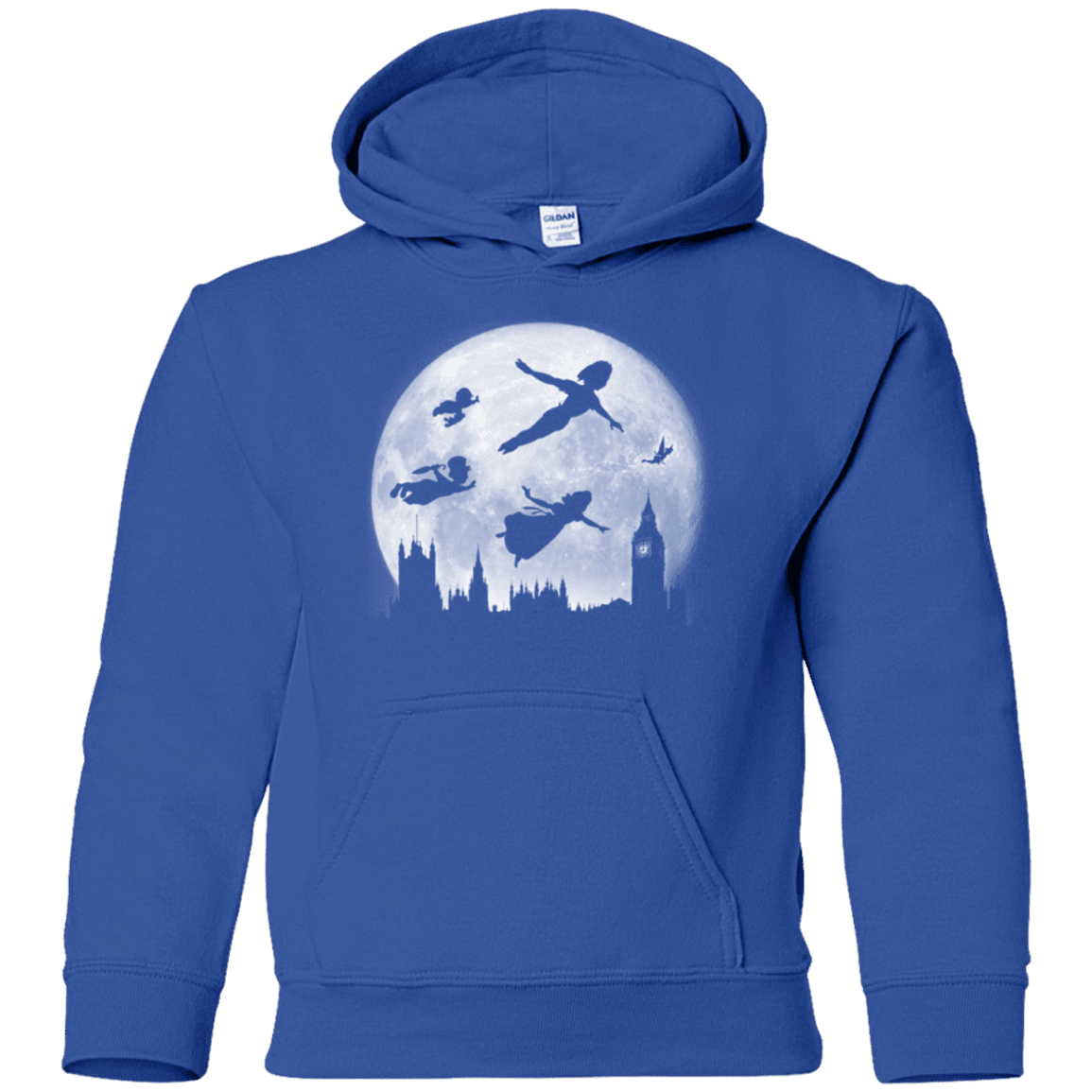 Sweatshirts Royal / YS Full Moon over London Youth Hoodie