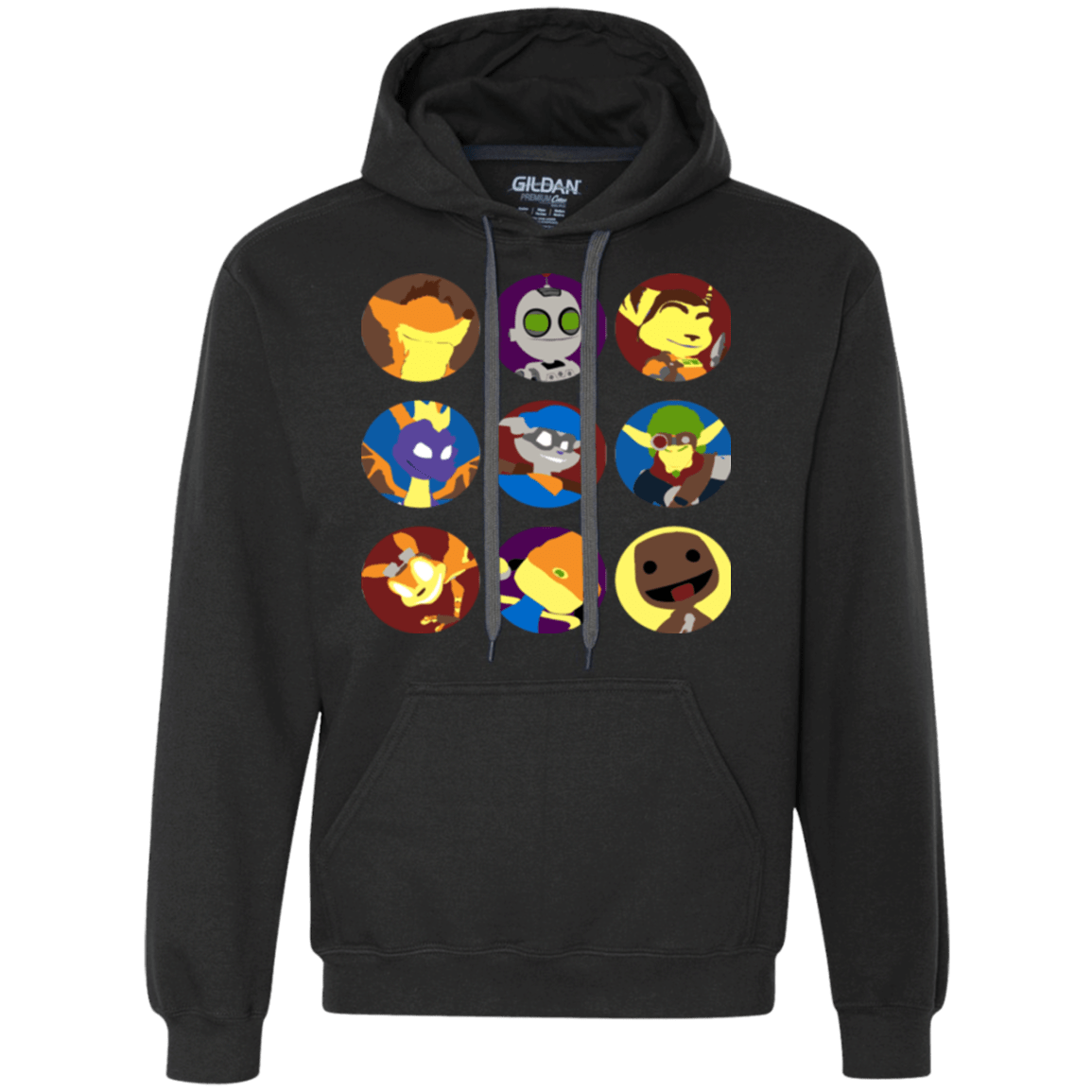 Sweatshirts Black / Small Fun Heroes Premium Fleece Hoodie