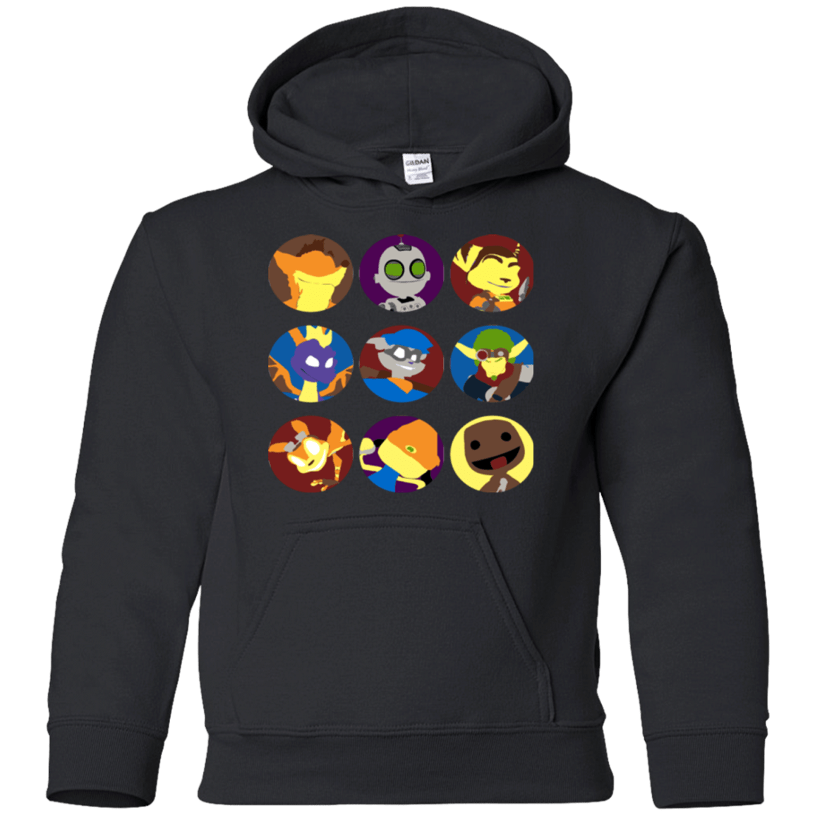 Sweatshirts Black / YS Fun Heroes Youth Hoodie