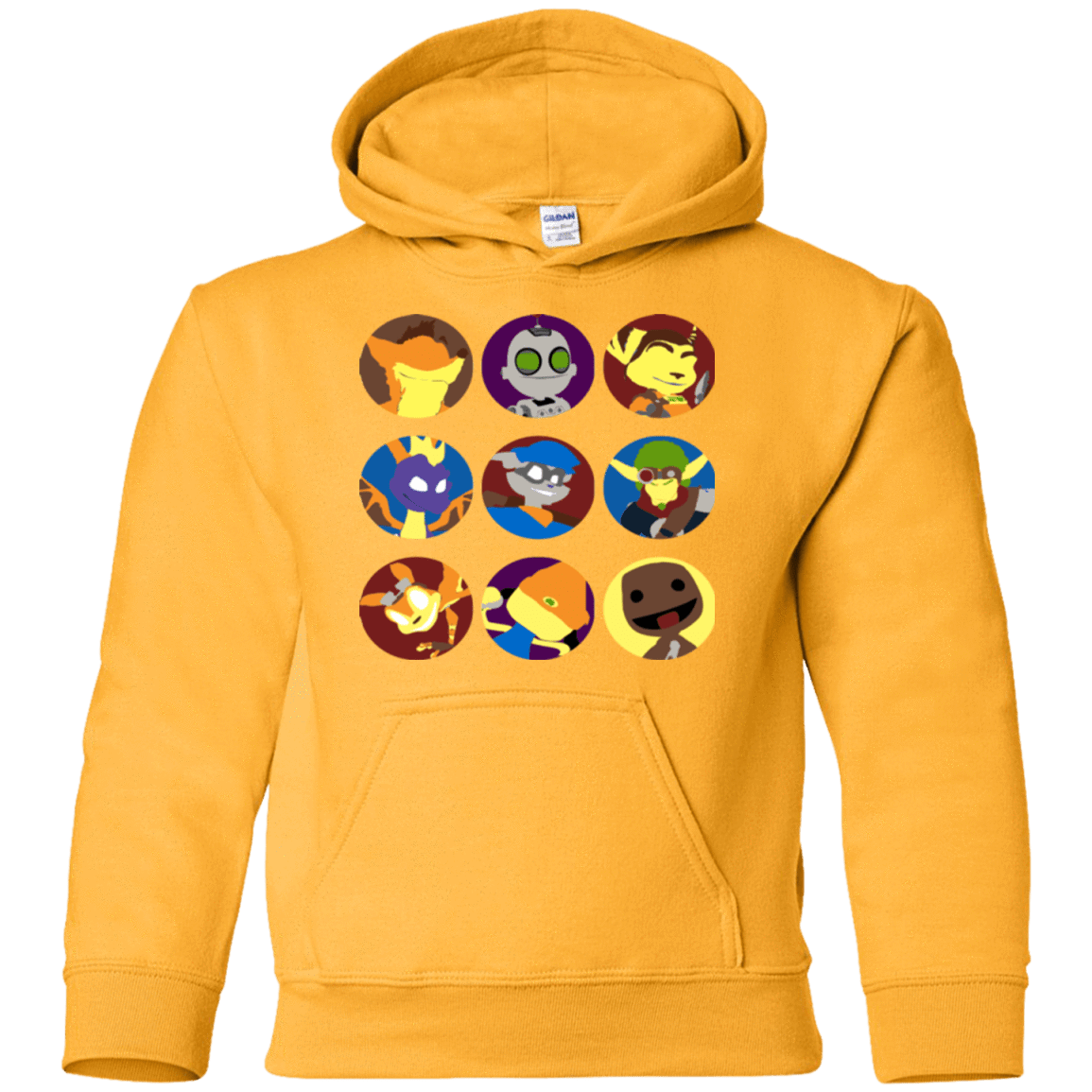 Sweatshirts Gold / YS Fun Heroes Youth Hoodie