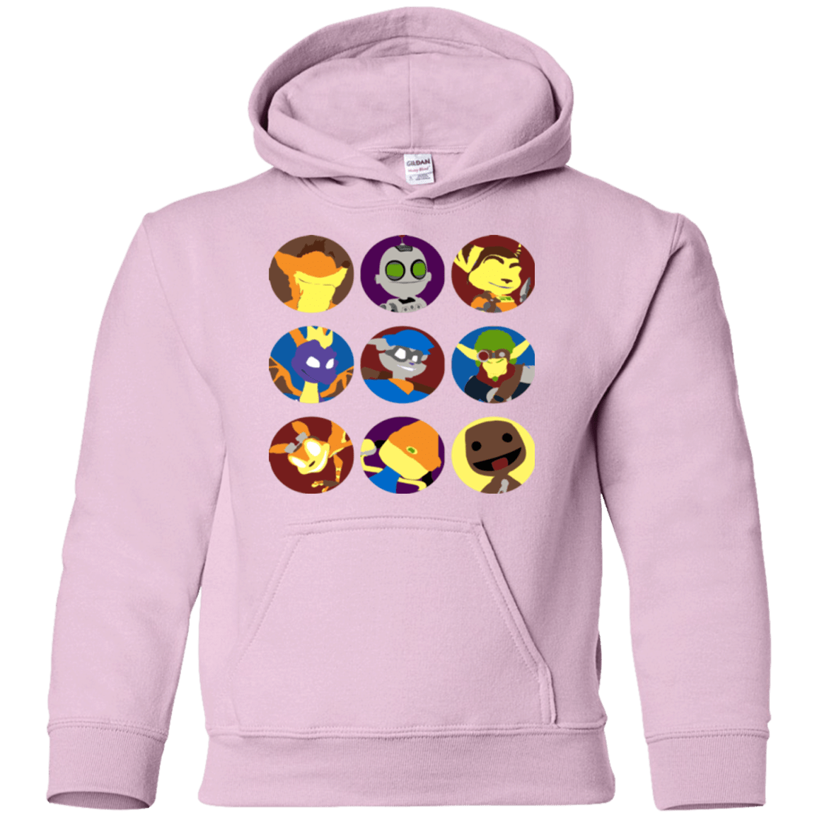 Sweatshirts Light Pink / YS Fun Heroes Youth Hoodie