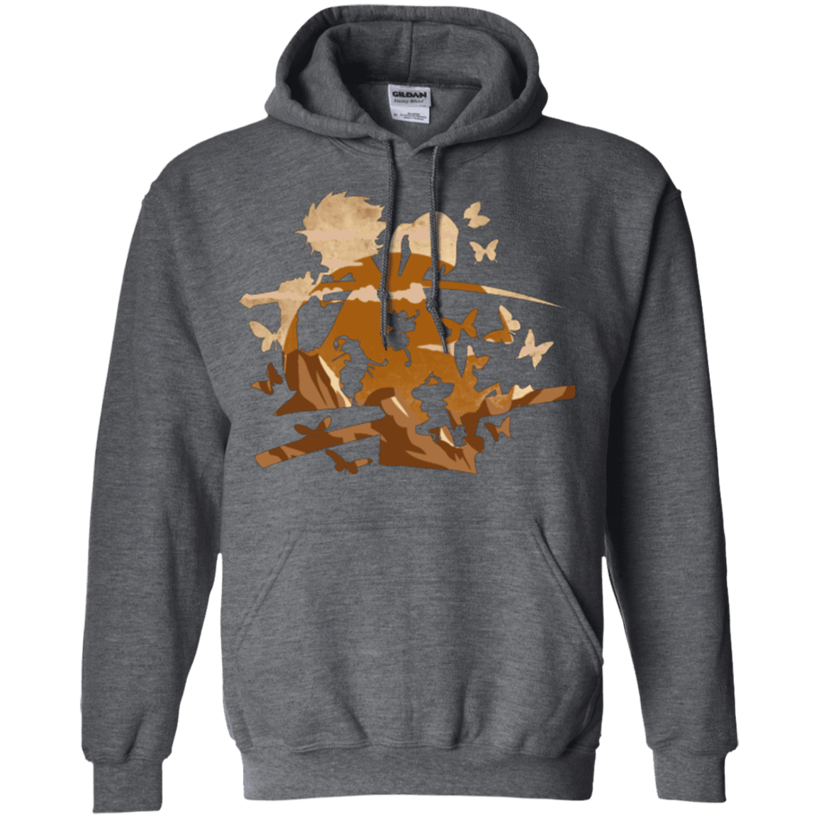 Sweatshirts Dark Heather / Small Funky Samurais Pullover Hoodie