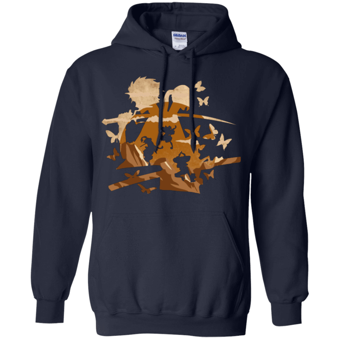 Sweatshirts Navy / Small Funky Samurais Pullover Hoodie