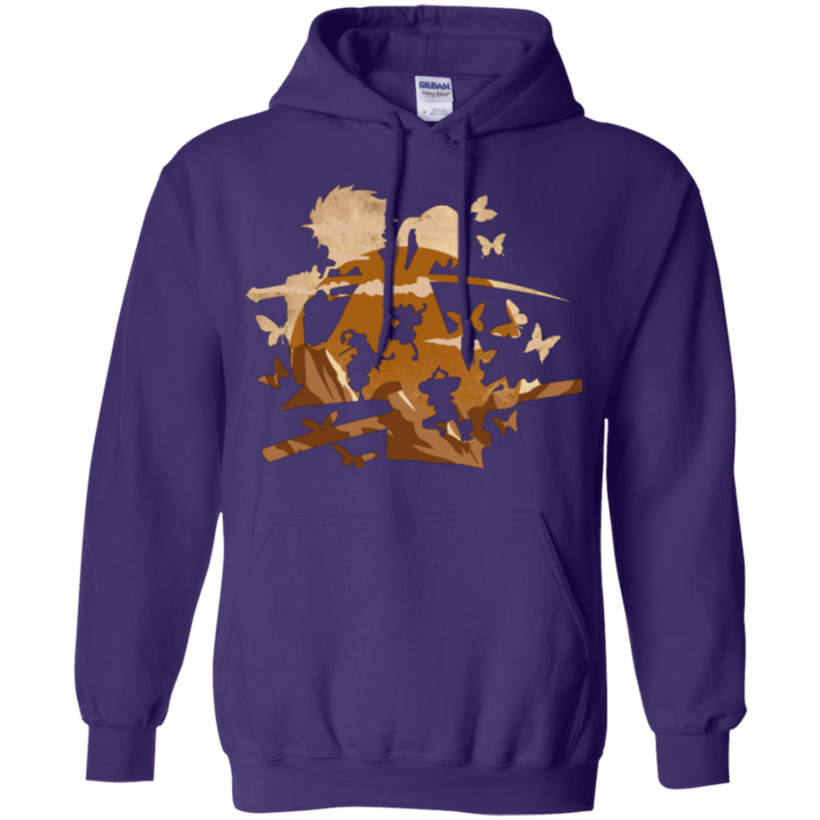 Sweatshirts Purple / Small Funky Samurais Pullover Hoodie