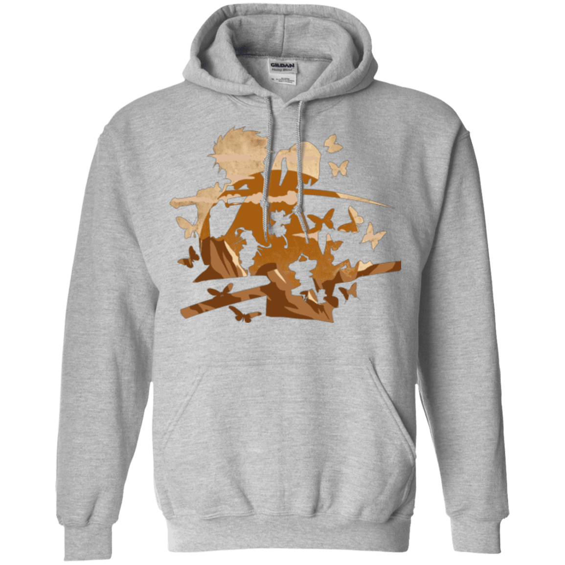 Sweatshirts Sport Grey / Small Funky Samurais Pullover Hoodie