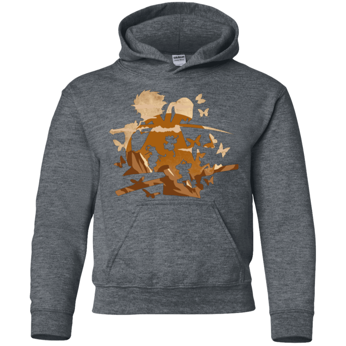 Sweatshirts Dark Heather / YS Funky Samurais Youth Hoodie