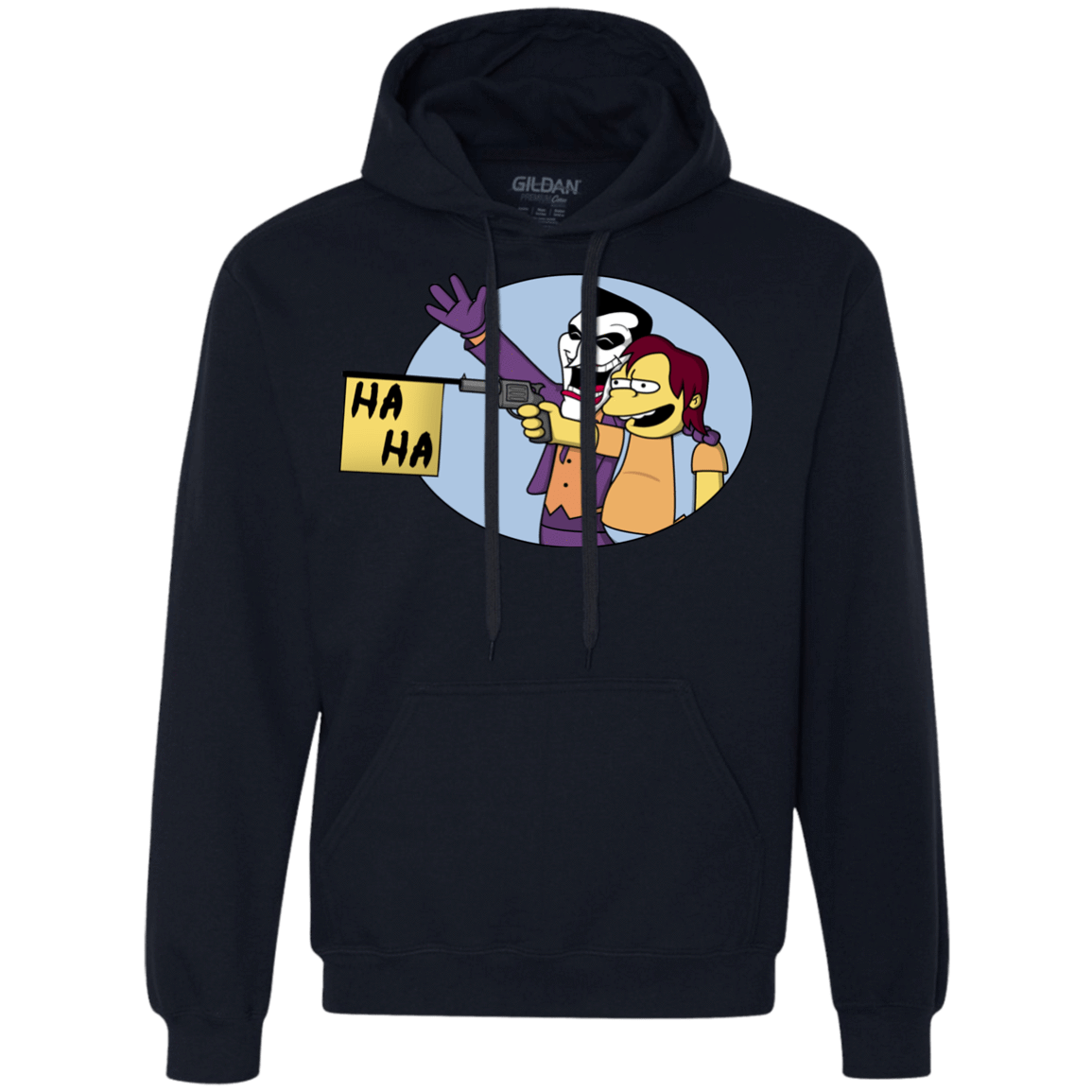 Sweatshirts Navy / Small Funny Gun Premium Fleece Hoodie