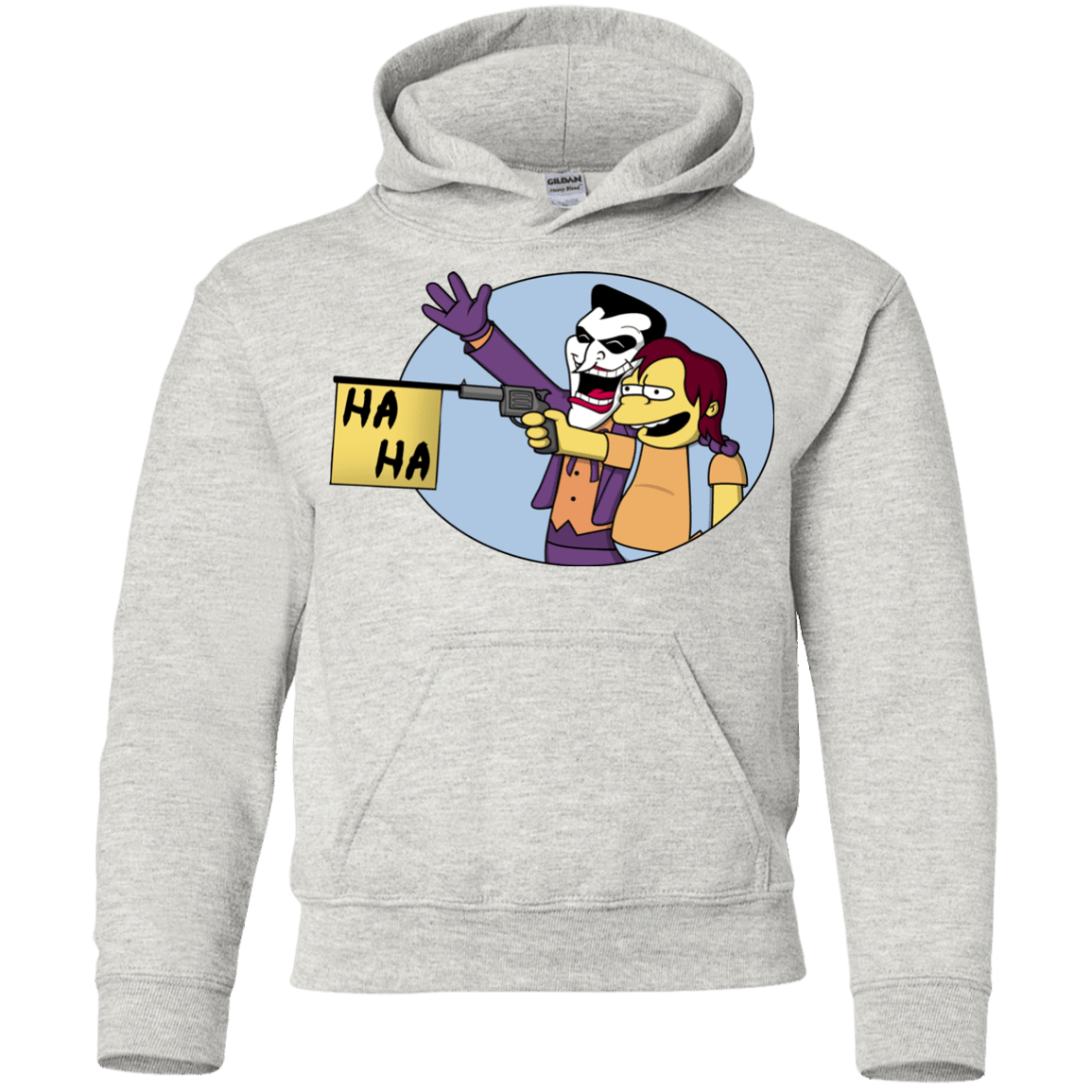 Sweatshirts Ash / YS Funny Gun Youth Hoodie