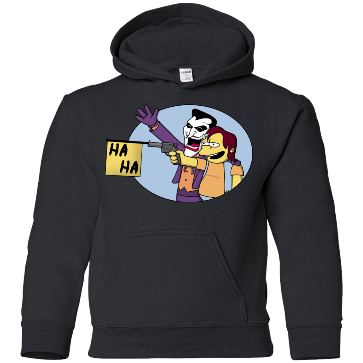 Sweatshirts Black / YS Funny Gun Youth Hoodie