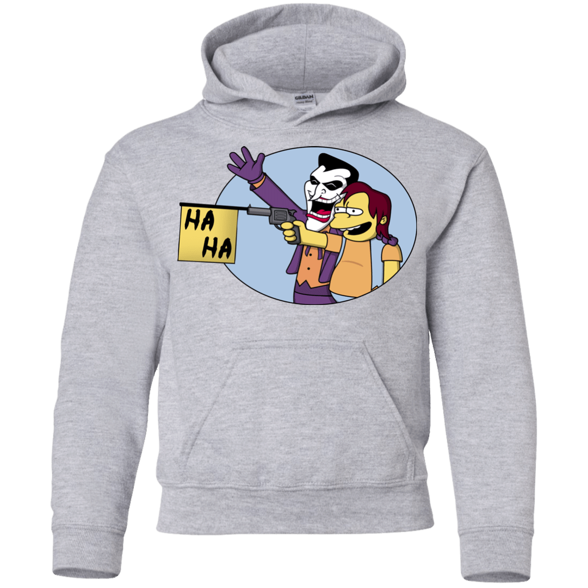 Sweatshirts Sport Grey / YS Funny Gun Youth Hoodie