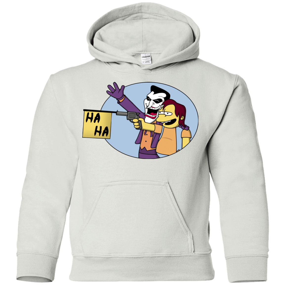 Sweatshirts White / YS Funny Gun Youth Hoodie