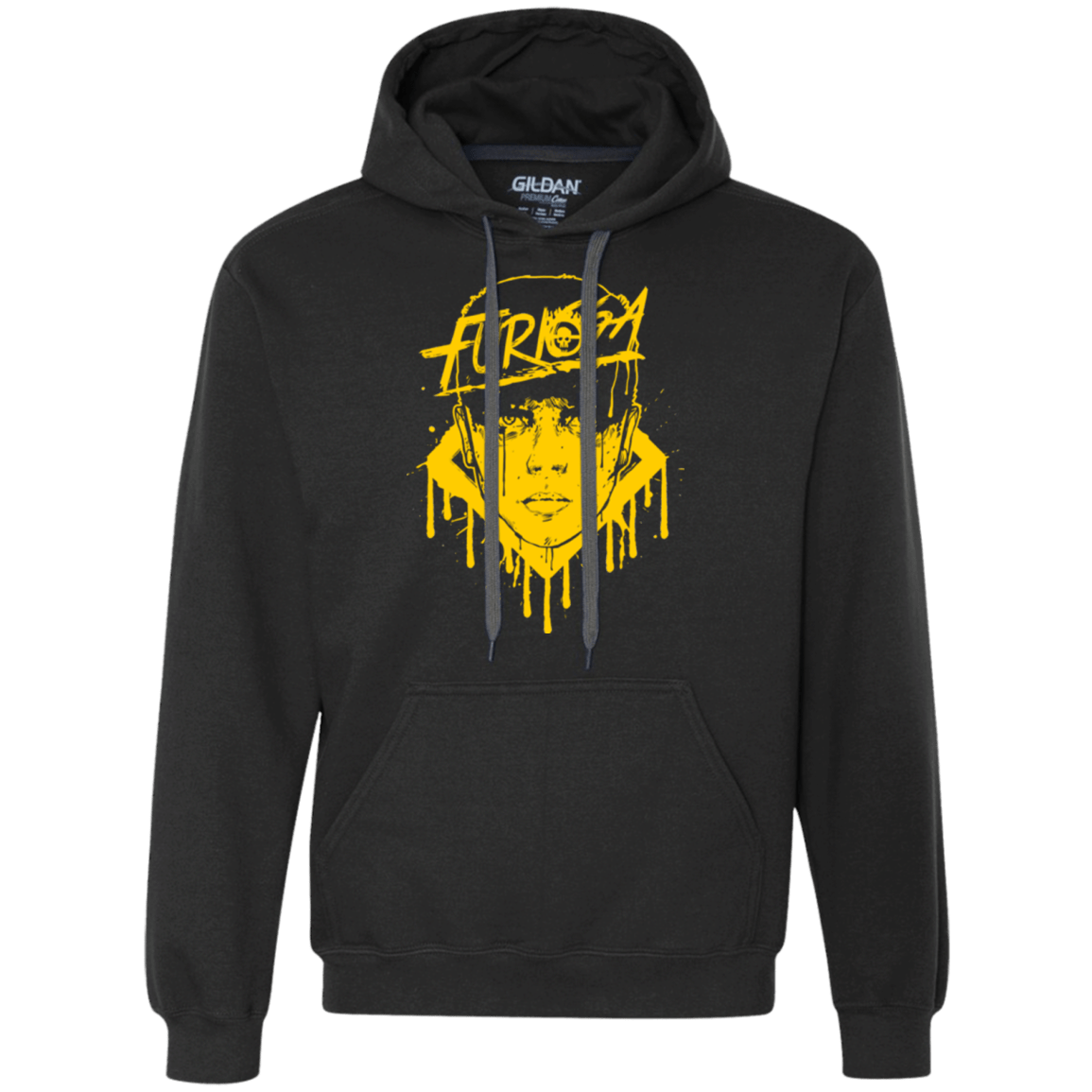 Sweatshirts Black / Small Furiosa Yellow Premium Fleece Hoodie
